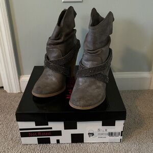 Not Rated Women's Metallic Heeled Boots